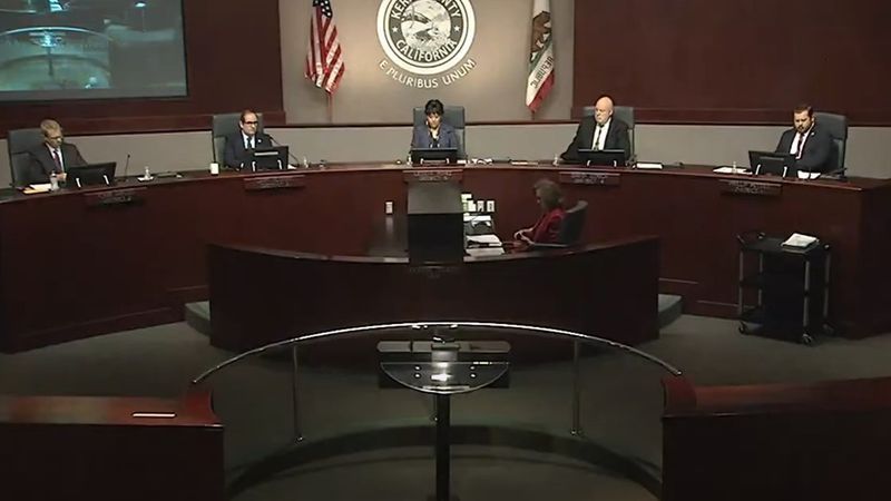 Kern County Board of Supervisors on Feb. 11 PHOTO: YouTube, Kern County