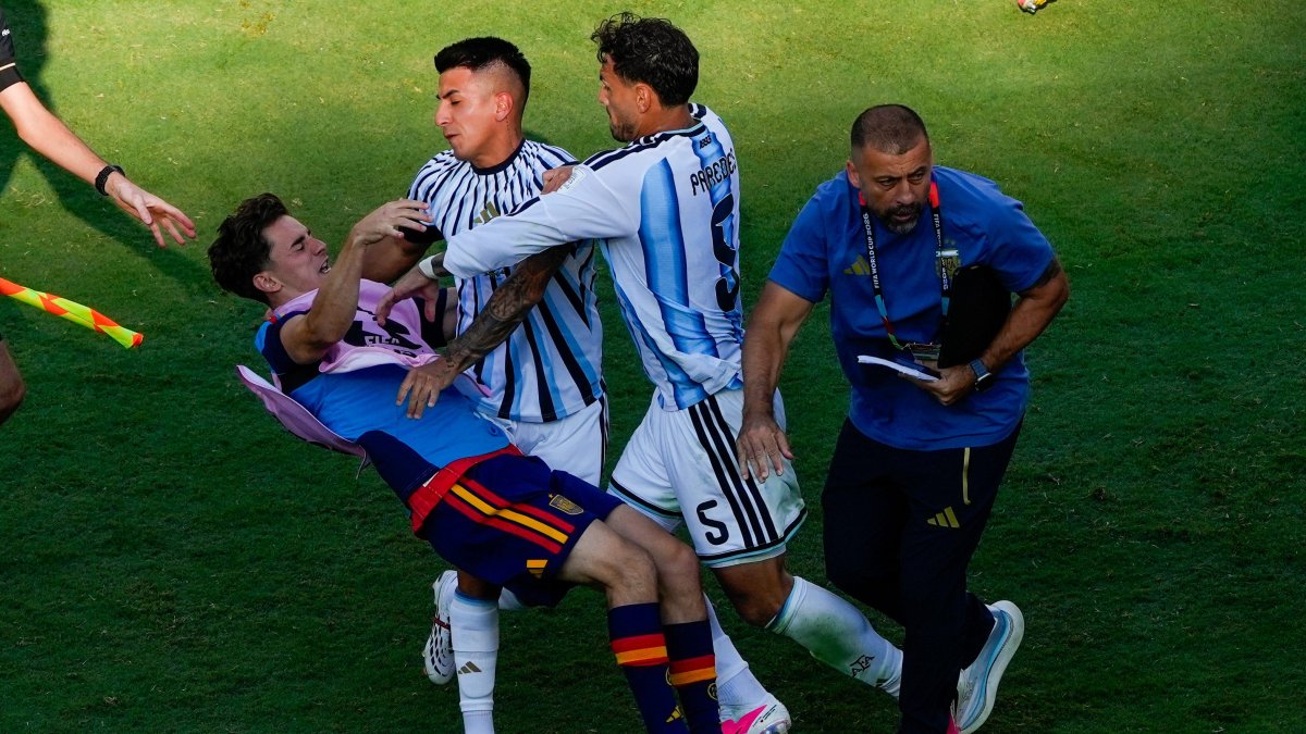 FIFA investigates suffle between Argentina and Spain players – NBC 7 San Diego