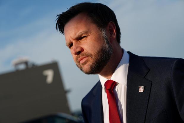 Vice President JD Vance before boarding Air Force Two.