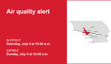 Air quality alert affecting 5 Freeway north of LA Sunday – Orange County Register