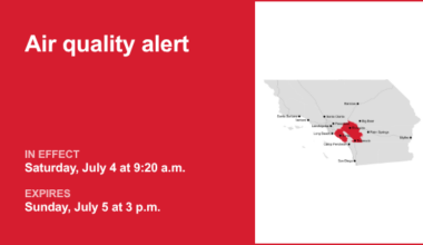 Air quality alert affecting Orange County Sunday – Orange County Register