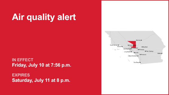 Air quality alert in place for Los Angeles County Saturday – Daily Breeze