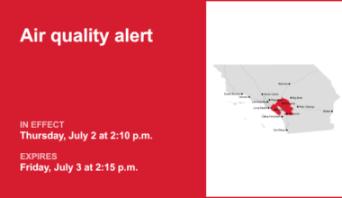 Air quality alert issued for Orange County Friday – Orange County Register