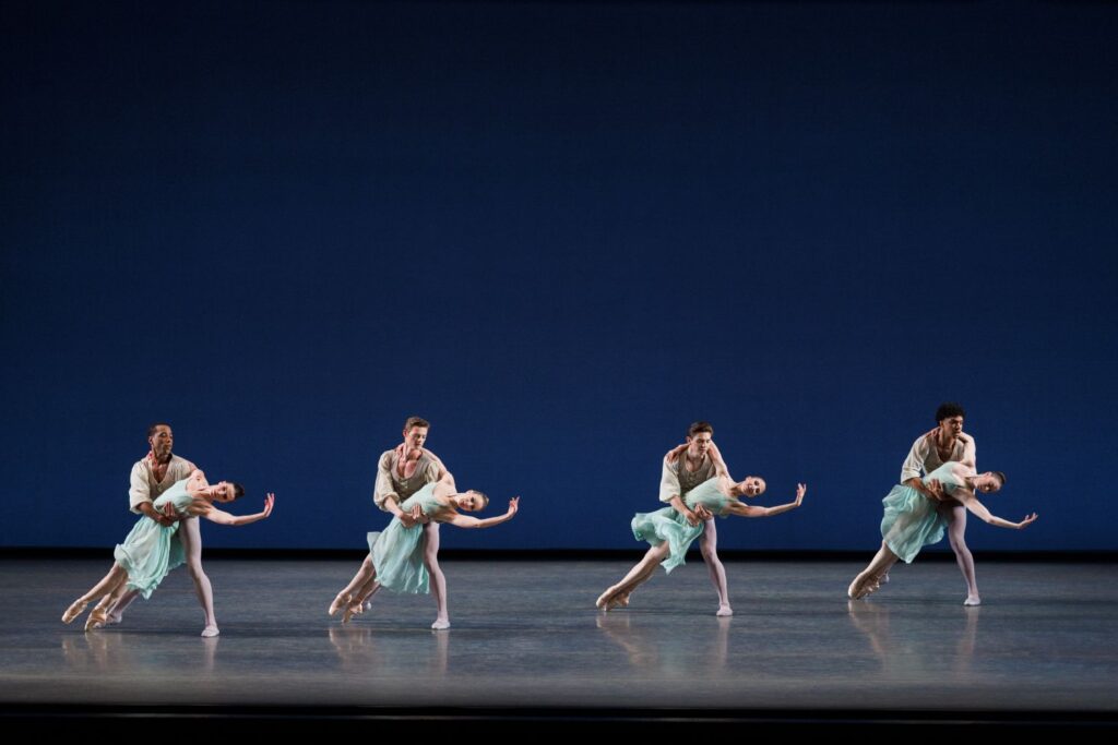 New York City Ballet in George Balanchine’s "Allegro Brillante" - Photo credit Erin Baiano.