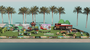 Disney's Animayhem Comic Con 2026 schematic