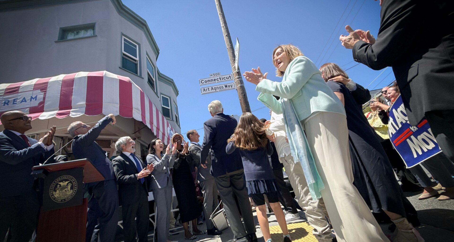 'The Art Agnos way': Former San Francisco mayor honored with Potrero Hill street