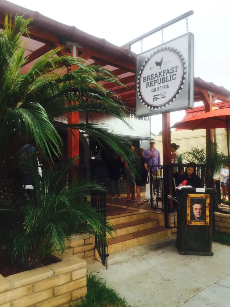 Exterior of restaurant Breakfast Republic