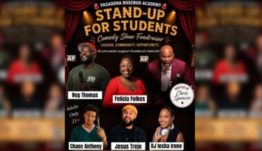 Comedy Show at the Alex Theatre Will Raise Money to Rebuild Fire-Destroyed Pasadena Rosebud Academy – Pasadena Weekendr