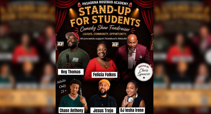 Comedy Show at the Alex Theatre Will Raise Money to Rebuild Fire-Destroyed Pasadena Rosebud Academy – Pasadena Weekendr