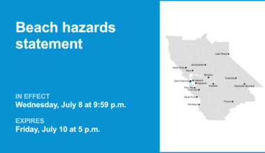 Beach hazards statement in place for San Francisco County until early Friday evening – risk of sneaker waves – East Bay Times