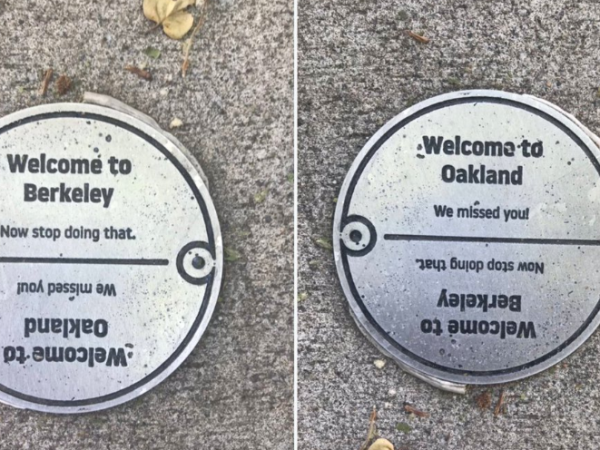 Who is putting these mysterious medallions around Berkeley?
