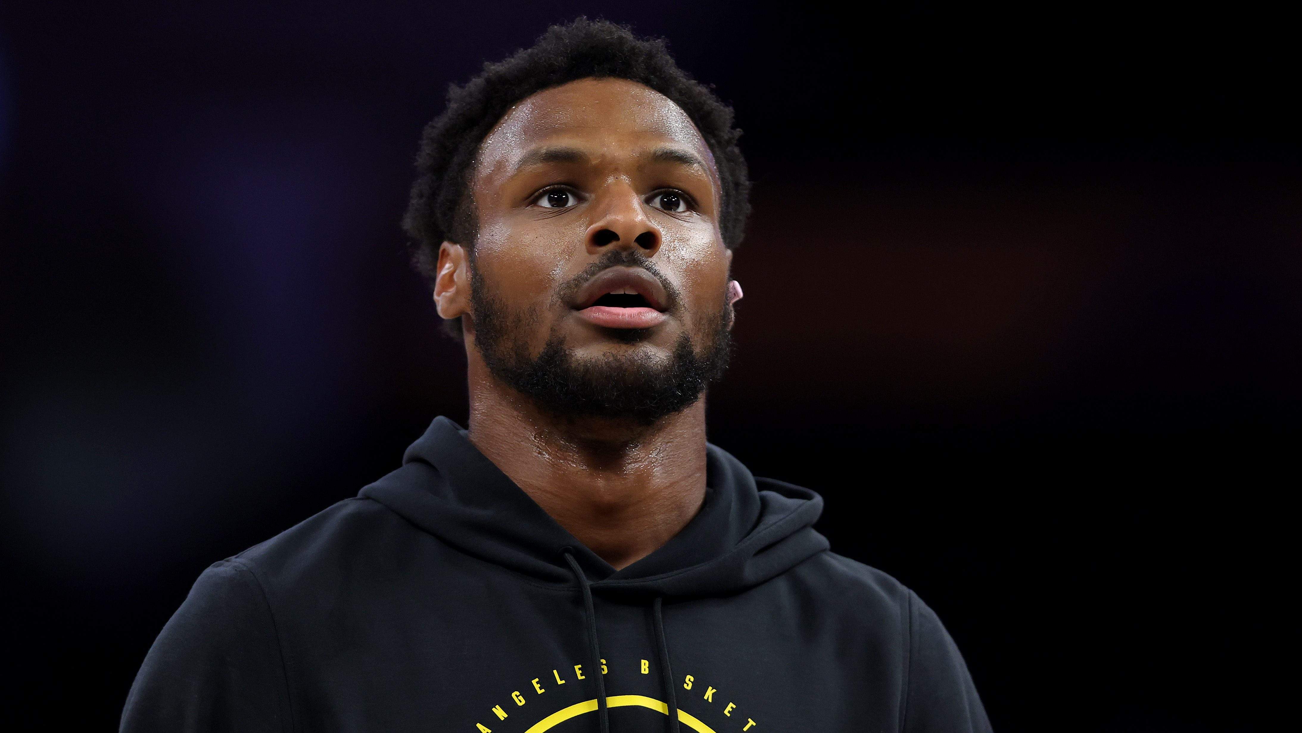 Los Angeles Lakers guard Bronny James