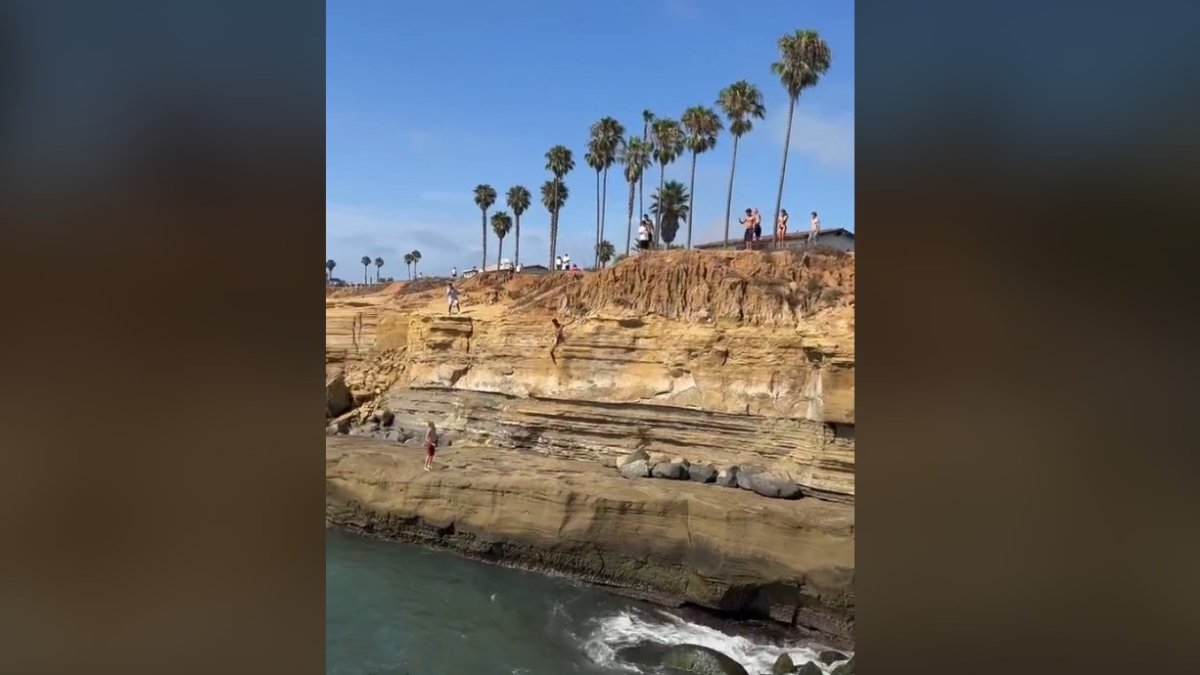 Video shows dangerous cliff jumping incident at Sunset Cliffs – NBC 7 San Diego
