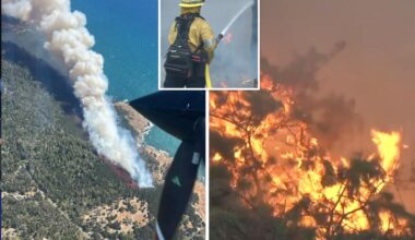 Sonoma County Woodside fire spreads in California wine country