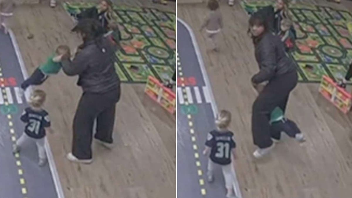 Split image of screenshots of the incident