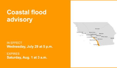 Coastal flood advisory for Orange County Coast and San Diego County Coastal Areas from Wednesday to Saturday – Orange County Register