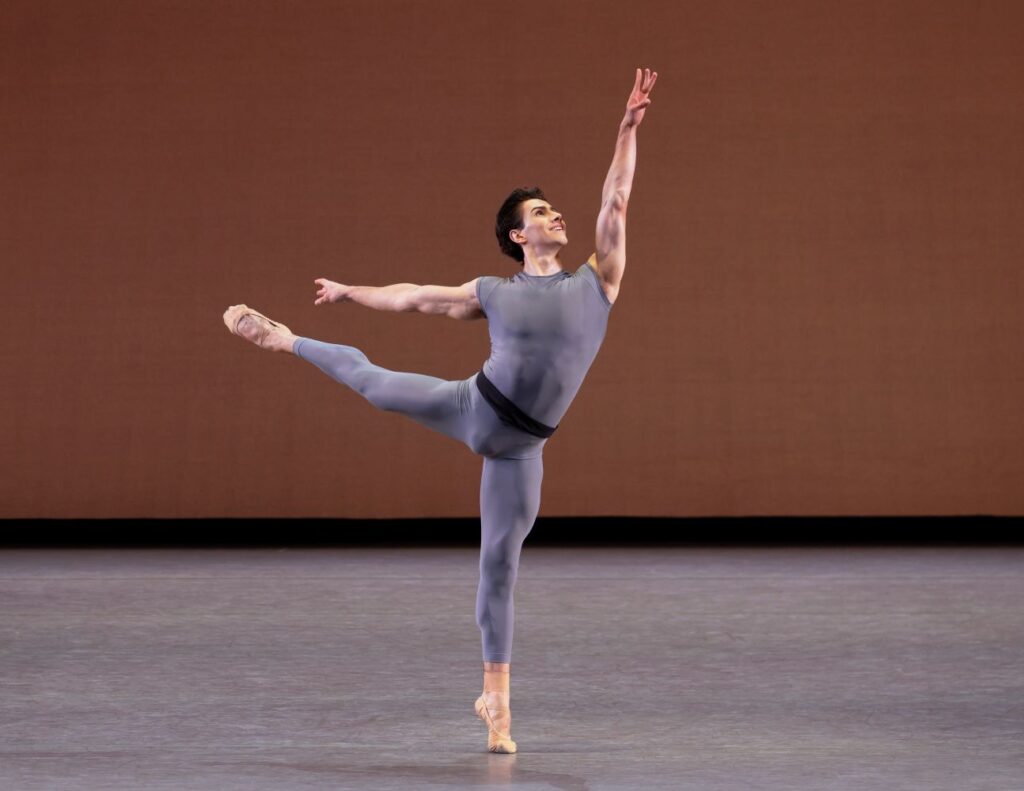 NYCB - Roman Mejia in Tiler Peck’s "Concerto for Two Pianos" - Photo credit Erin Baiano.