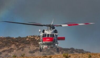 CAL FIRE San Diego Helitack crew rescues two people trapped by Creelman Fire