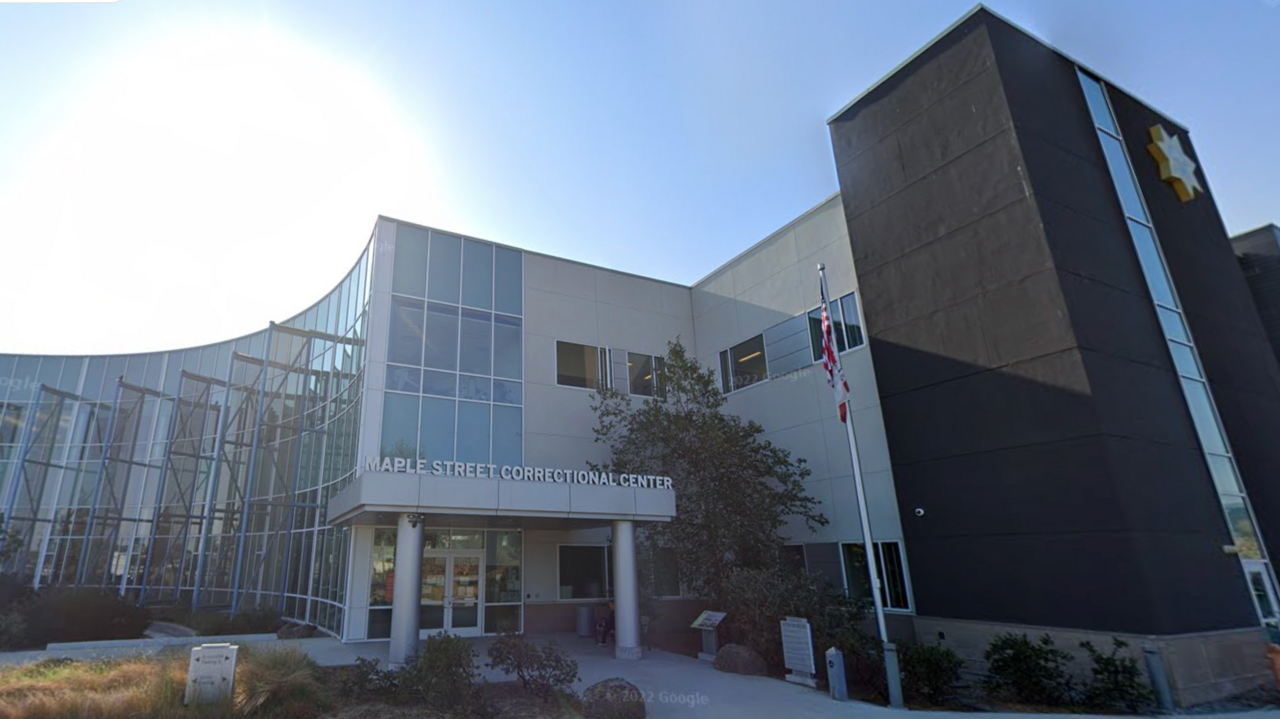 Mahel Abedelal is currently in custody at the Maple Street Correctional Center in Redwood City.(Screenshot via Google Street View)