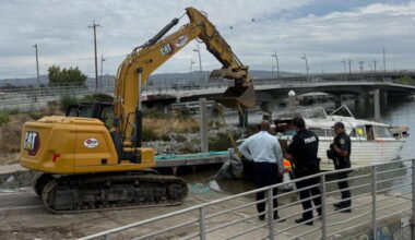 A few abandoned boats were able to be crushed for disposal.