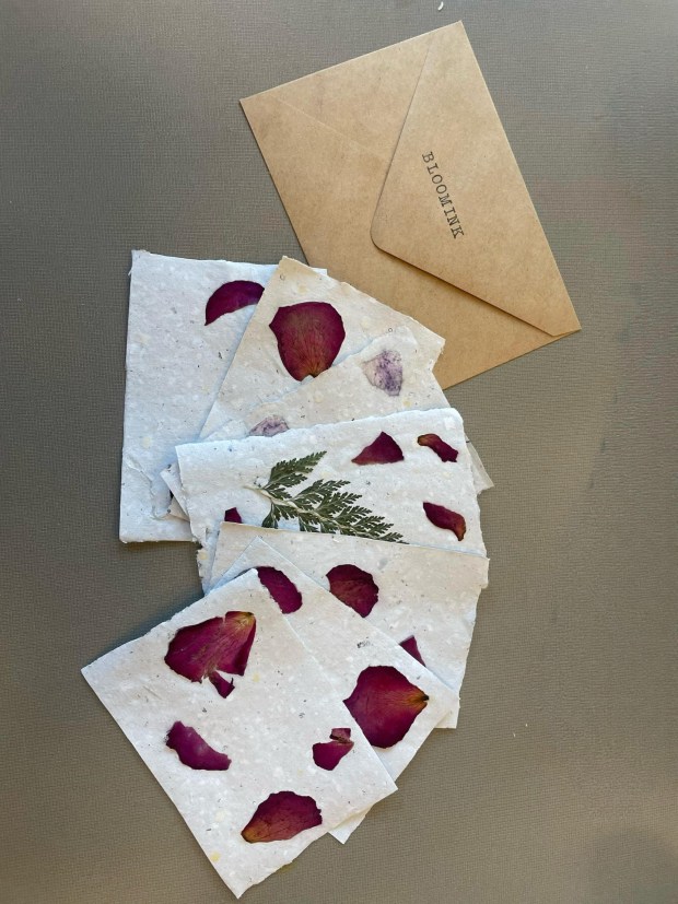 Handmade cards from BloomInk, a company created by Canyon Crest Academy students. (Courtesy BloomInk)