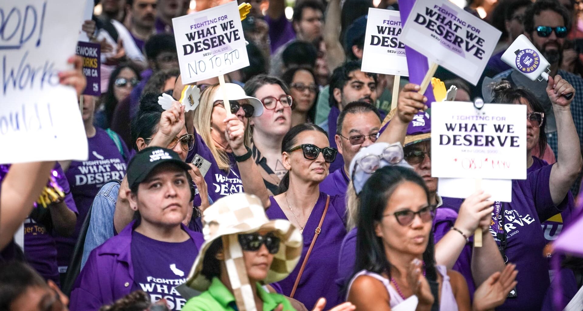 CA state workers protest as return to office mandate begins July 1