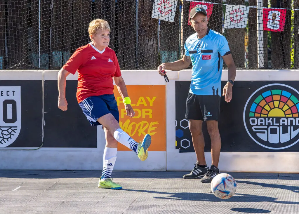 people playing soccer