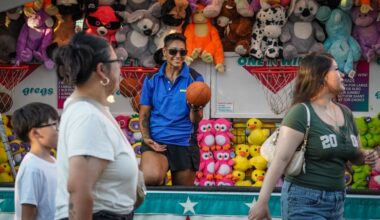 Woman holding basketball