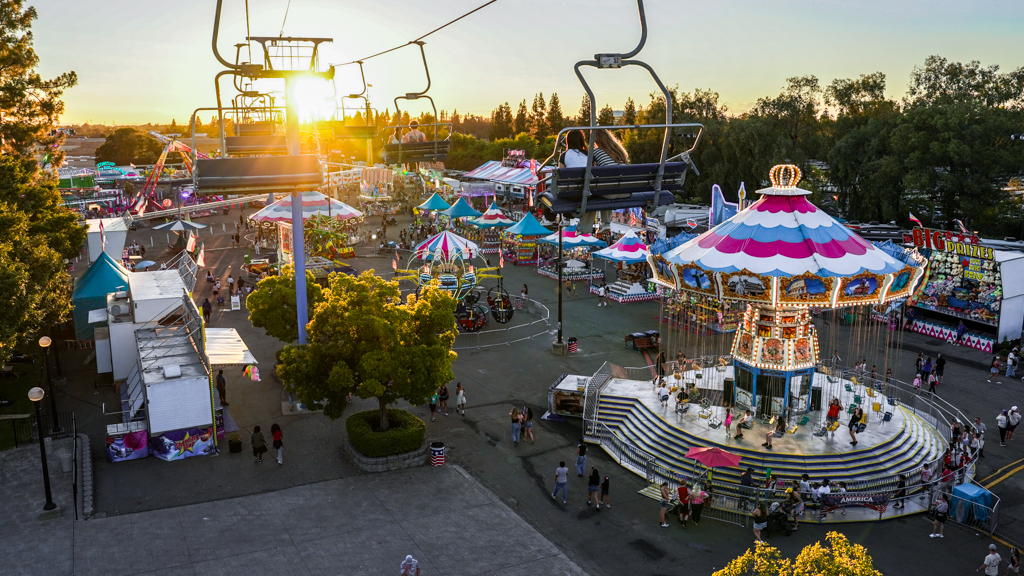 California State Fair from above