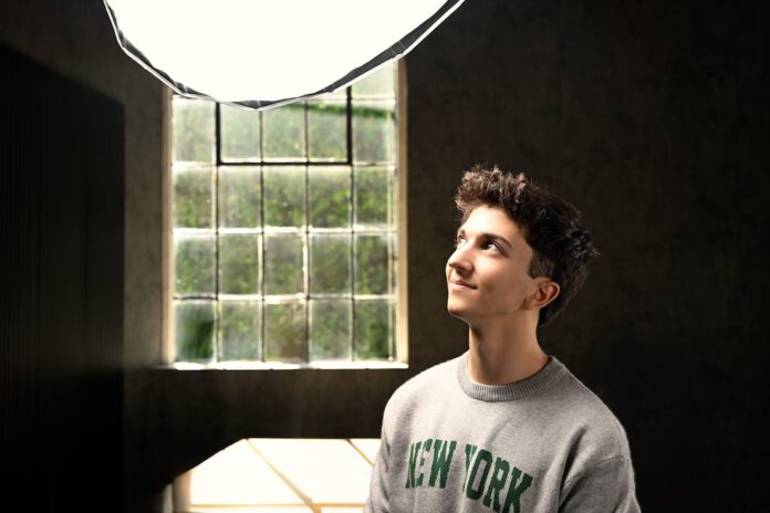 Will Stout in the studio