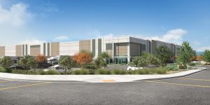 A rendering of Dedeaux Properties' Tejon Ranch industrial facility.