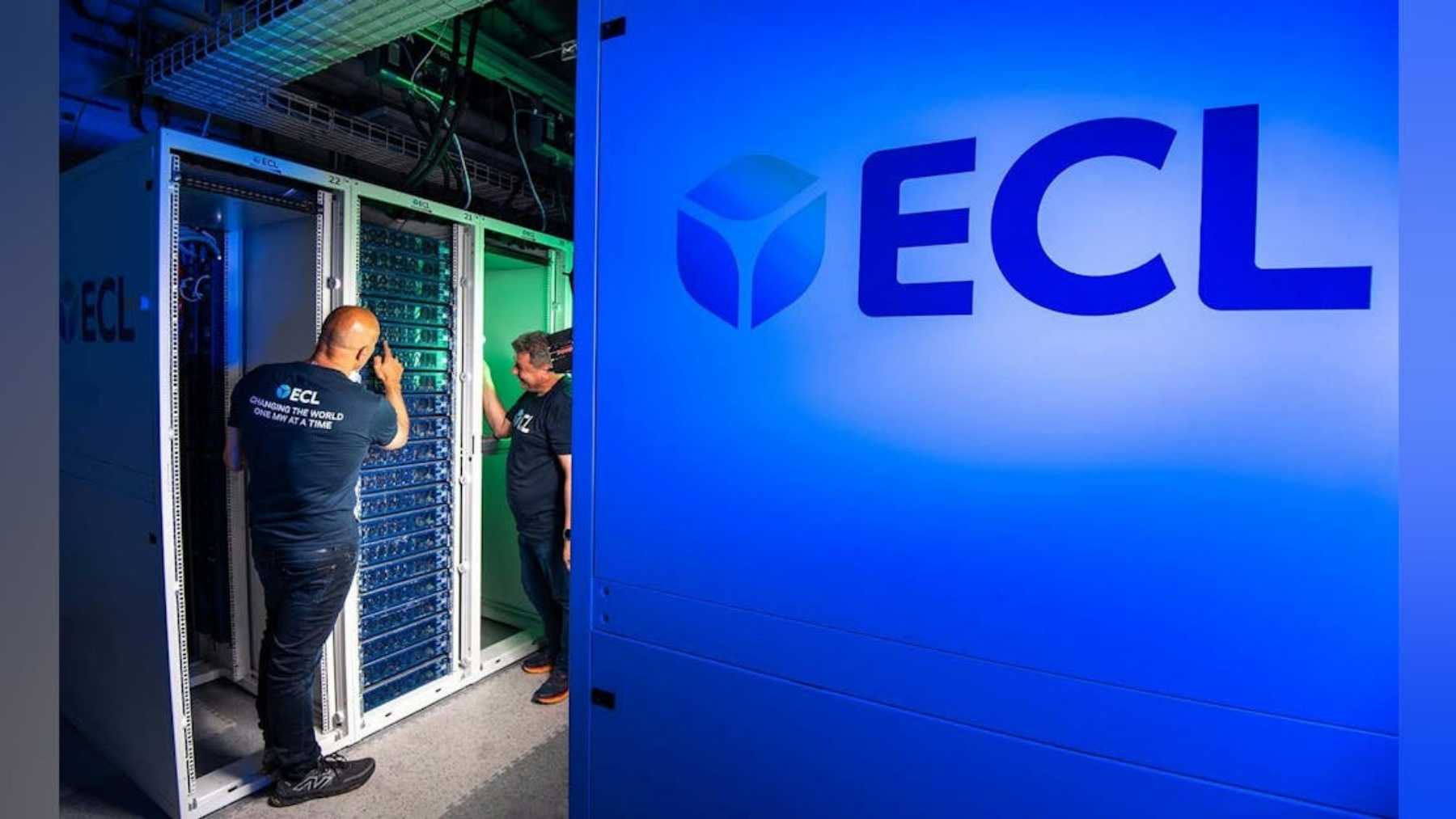 A California data center has run for two years with no power line at all, making its own electricity from hydrogen and cooling its 1,800 GPUs with the water that drips out of the fuel cells, and it just ordered stacks for a bigger one