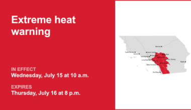 Extreme heat warning in place for the Orange County and Santa Ana Mountains area for Wednesday and Thursday – Orange County Register