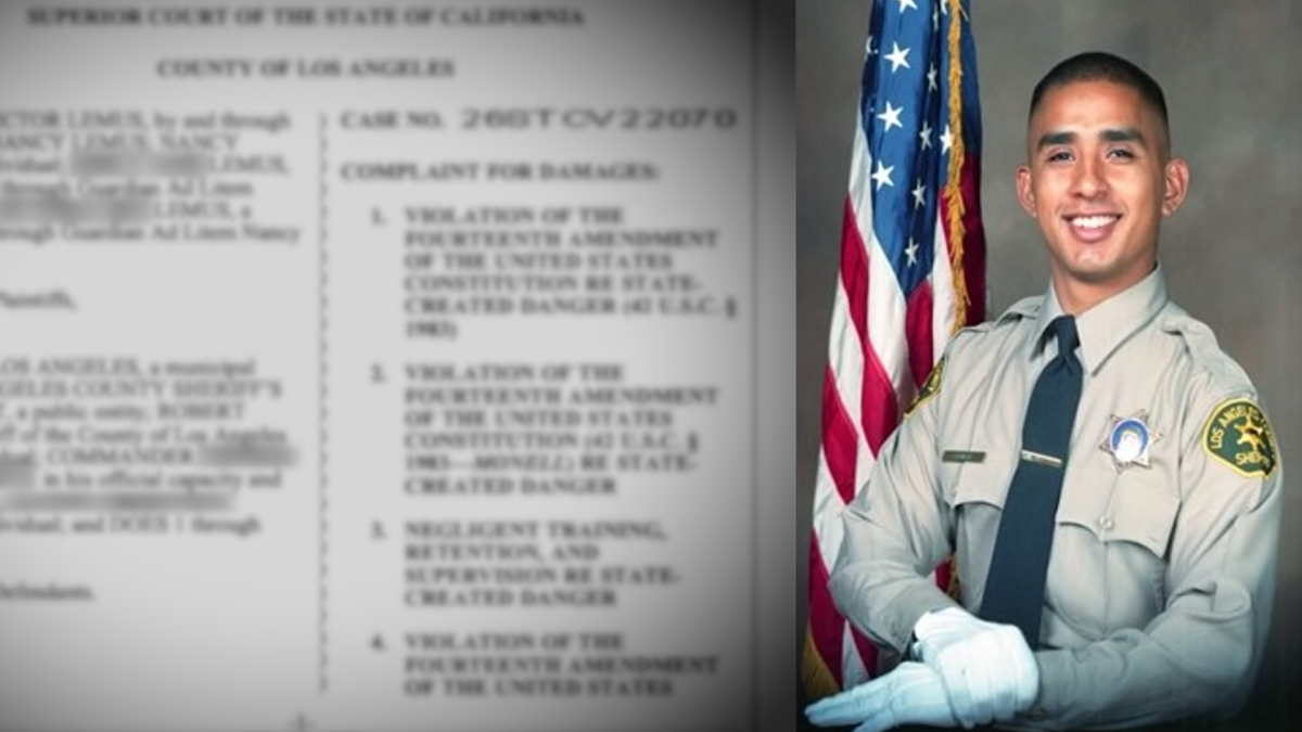 1 year after grenade explosion LA Co Deputy’s widow files lawsuit – NBC Los Angeles