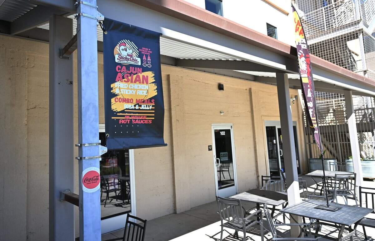 Davanh Phayarath-Khamsone's new Stckiy Chix Cajun Asian restaurant offers fried chicken and sticky rice in downtown Fresno, photographed Tuesday, July 28, 2026.