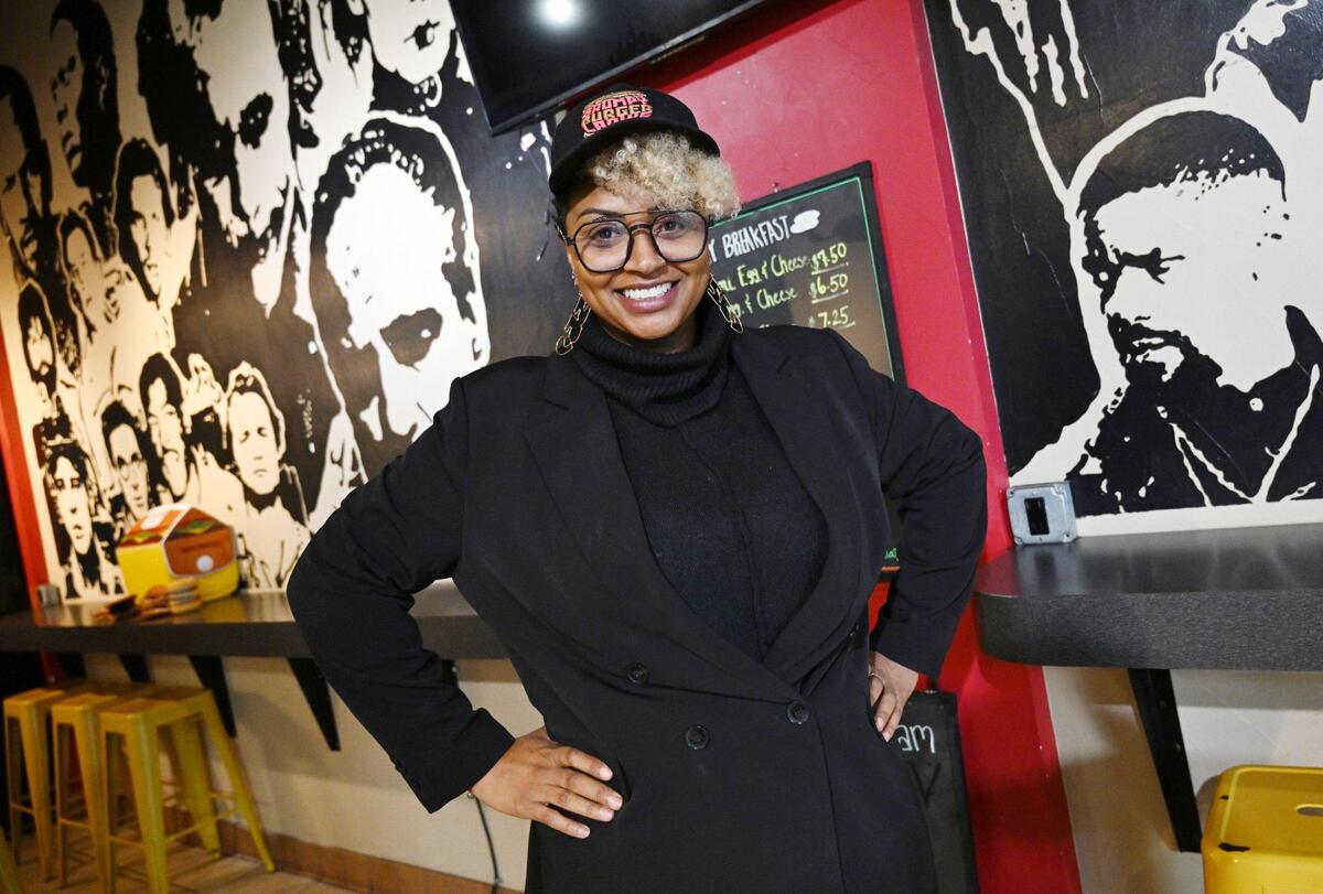 Take 3 x Grumpy Burger Lady’s is one of four restaurants that announced its closure in January of 2026. Owner Des Washington is pictured in this file photo from Dec. 11, 2024.