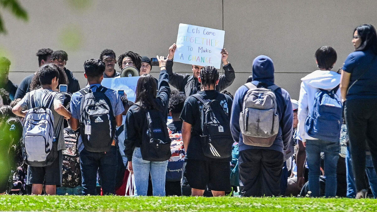 Students gather in the center quad area at Bullard High School during the final period of classes on Friday, May 6, 2022. A social media backlash has been felt across the district when a photo of a Bullard student wearing a mock Ku Klux Klan outfit was shared online. Racist, sexist and anti-LGBTQ jokes in Central Valley classrooms demand action. Schools should enact cultural training, reflect on history and protect students. Students gather in the center quad area at Bullard High School during the final period of classes on Friday, May 6, 2022. A social media backlash has been felt across the district when a photo of a Bullard student wearing a mock Ku Klux Klan outfit was shared online. Racist, sexist and anti-LGBTQ jokes in Central Valley classrooms demand action. Schools should enact cultural training, reflect on history and protect students.