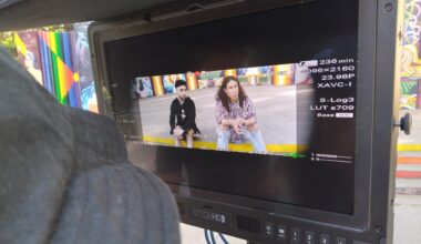A film set