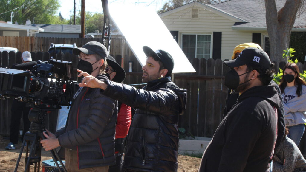 A film set