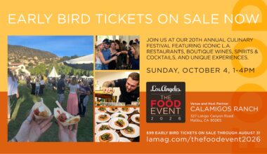 Los Angeles Magazine's The Food Event 2026 Returns October 4