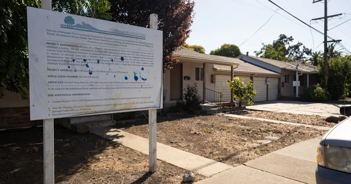 Mountain View plans to sell street for 7-story housing project