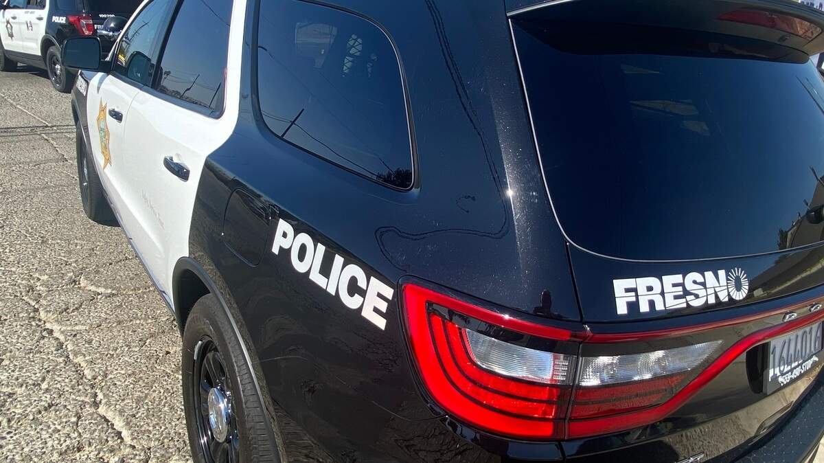 Fresno Bee file photo. Officers searched the home of the Madera Unified employee who made racially charged comments in a social media video. generic cop car art SUV