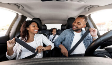Is CA driver responsible for passenger wearing seat belt?