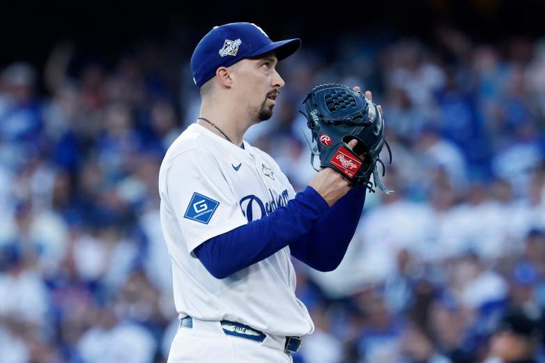 Los Angeles Dodgers left-hander Blake Snell