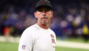 San Francisco 49ers head coach Kyle Shanahan