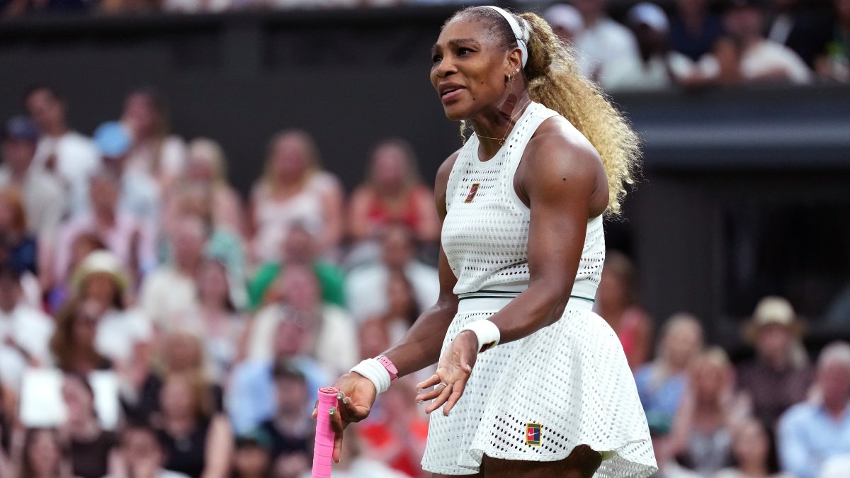 Serena Williams withdraws from doubles match at Wimbledon – NBC Los Angeles