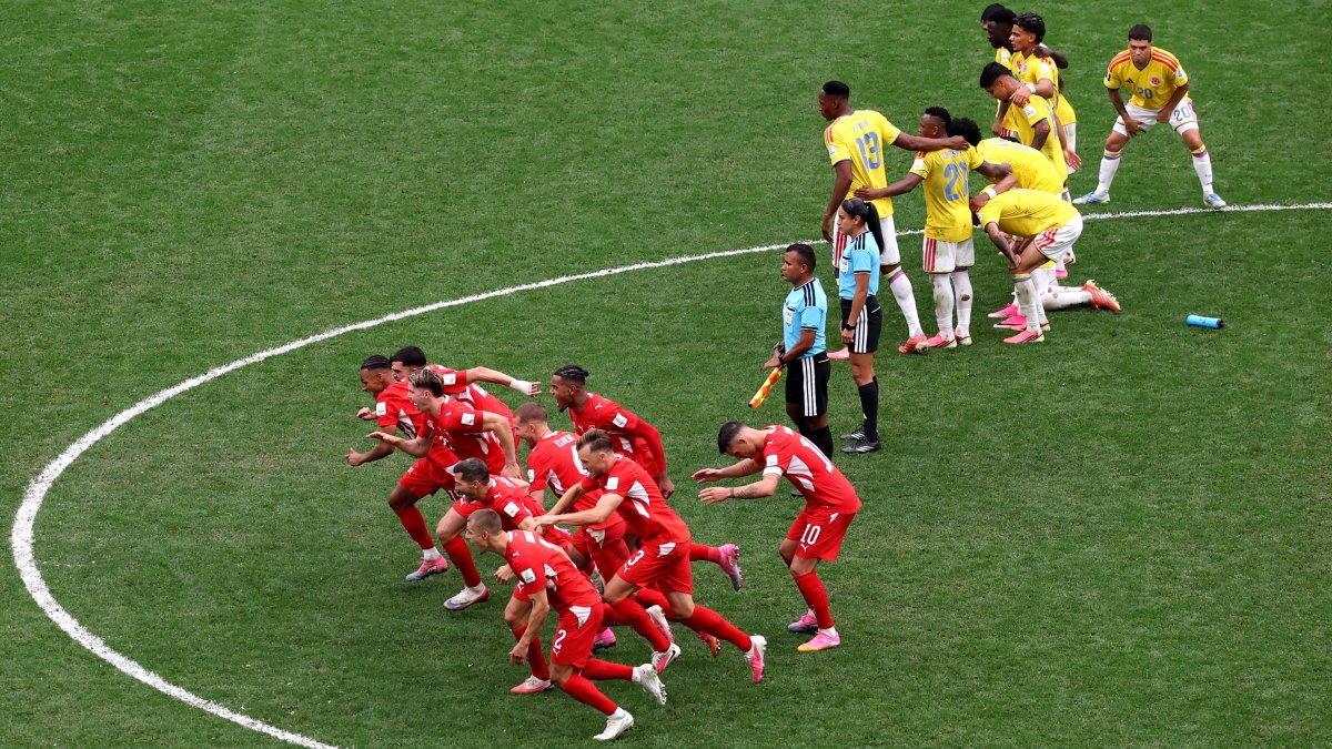 Switzerland edges Colombia in penalties, will meet Argentina next – NBC Los Angeles