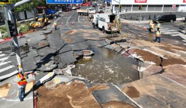 What needs to be done before LADWP can reopen Sunset Boulevard – NBC Los Angeles