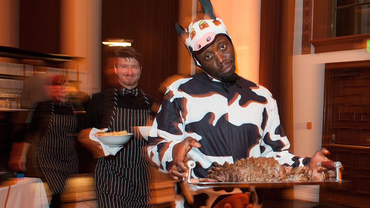 View of the general atmosphere at Beefsteak 4 at Vibiana Cathedral on January 24, 2015 in Los Angeles, California.
