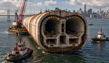 BART's Transbay Tube Connected San Francisco and Oakland with 57 Giant Immersed Tunnel Sections